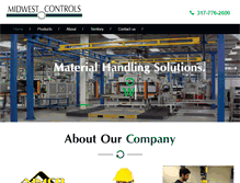 Tablet Screenshot of midwestcontrolsinc.com